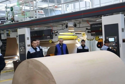 Хабиров открыл под Уфой завод гофрокартона за 1,2 млрд