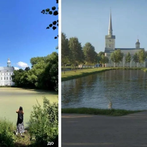 Согласно эскизам, вдоль прудов высадят деревья | Источник: ЕИС закупки
