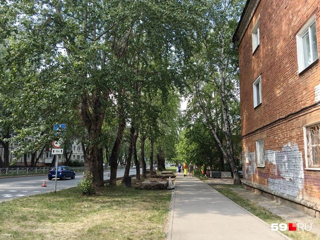 Дом вплотную расположен к улице | Источник: Василина Любимова / 59.RU