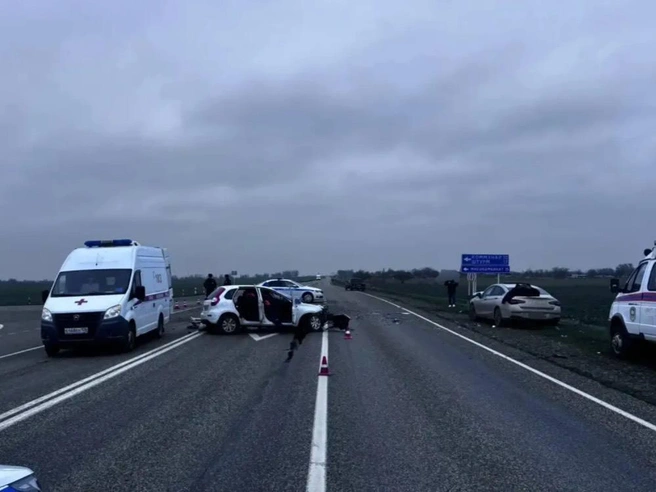 На трассе случилась страшная авария | Источник: Госавтоинспекция Ставропольского края
