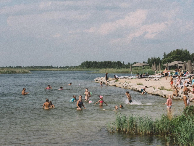 Желающих искупаться по-прежнему много. | Источник: Ирина Шарова / 72.RU