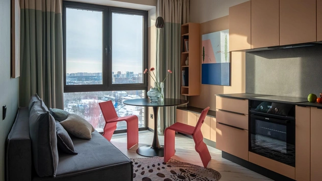 Яркая квартира 40 м² под сдачу в Москве