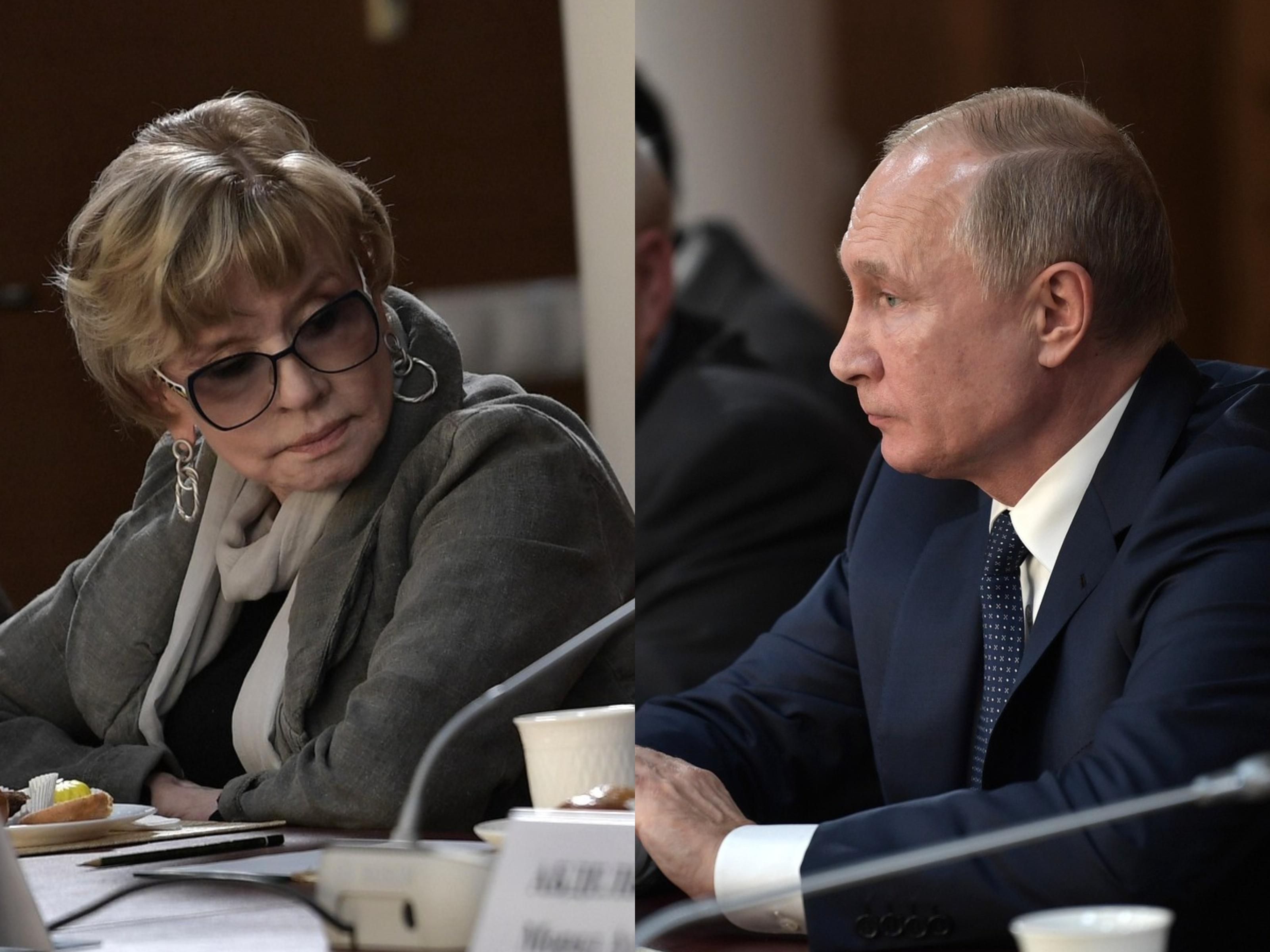 Путин выразил соболезнования близким Веры Алентовой