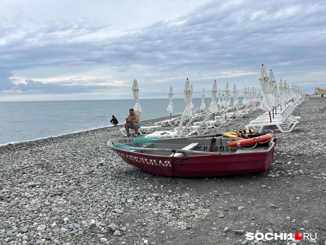 Арендаторы пляжей явно в минусе | Источник: Анна Грицевич / SOCHI1.RU