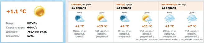 Источник: скриншот с meteo.nw.ru