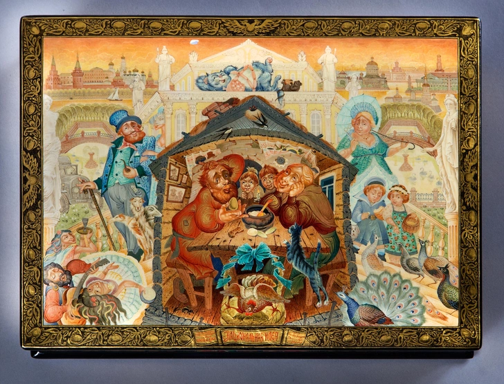 Грачев Андрей Георгиевич (р.1965). Шкатулка. Мстёра, 2003. Из собрания ВМДПНИ | Источник: архивы пресс-служб