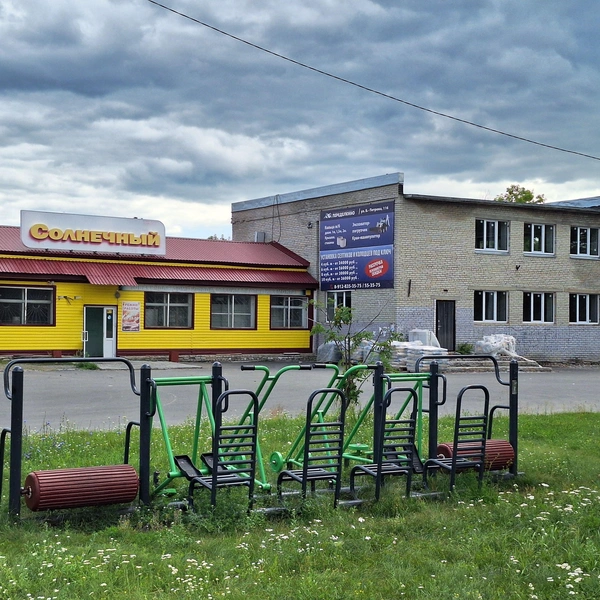 Спортивные тренажеры в cквере | Источник: Александр Лисихин / 45.RU