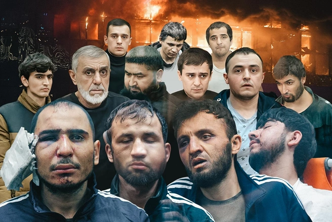 Большинство фигурантов уже до приговора внесли в списки террористов и экстремистов | Источник: коллаж: Евгения Бикунова / Городские медиа, Артем Устюжанин / MSK1.RU, Суды общей юрисдикции города Москвы / T.me