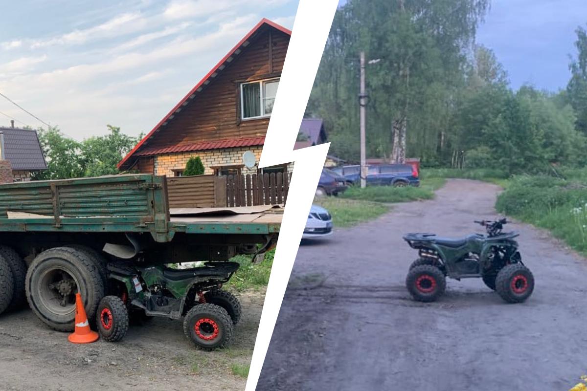 Влетели на квадроцикле в КАМАЗ: в Ярославле двое детей пострадали в ДТП с грузовиком