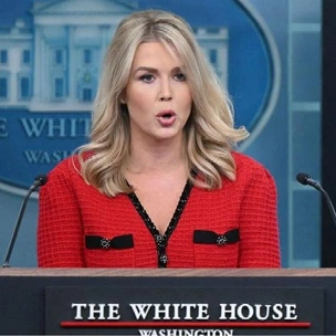 Пресс-секретарь Трампа объявила о пошлинах против Китая в платье из КНР