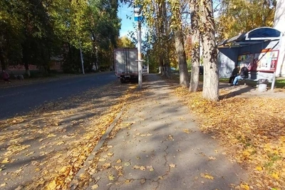 Фуры заняли остановку в Рязани