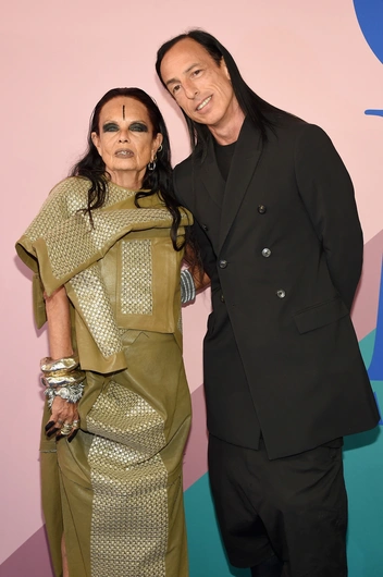 Рик Оуэнс и Мишель Лами в 2017 году