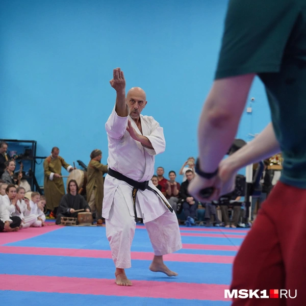 Были и мастер-классы по каратэ | Источник: Артем Рамазани-Зубов / MSK1.RU