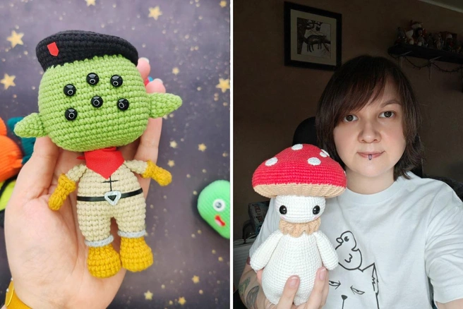 Алиса начала вязать игрушки в 2013 году и сделала хобби своей работой | Источник: Koshambra's Workshop / Telegram