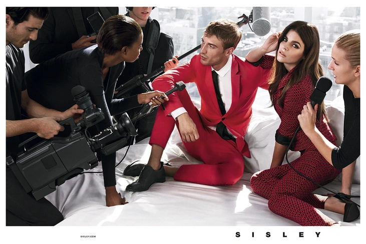 Джулия Рестуан-Ройтфельд (Julia Restoin Roitfeld) с Клементом Шаберно (ClementChabernaud), Sisley | Источник: архив пресс-служб