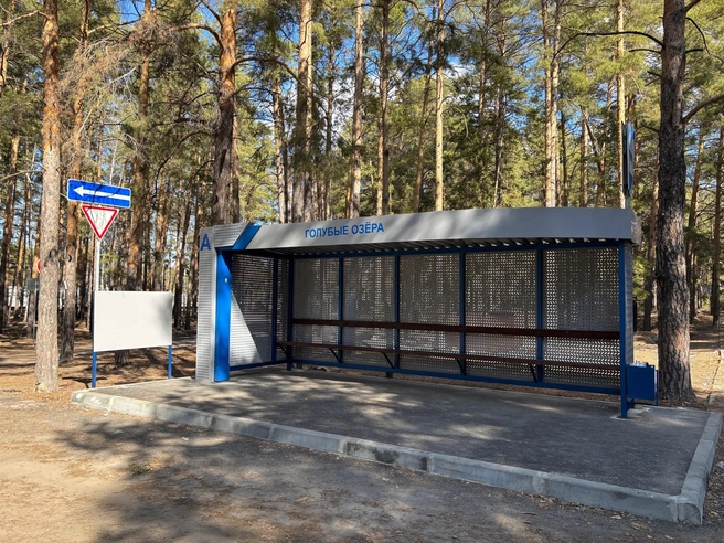 Новая остановка пока пустует | Источник: Кирилл Митин