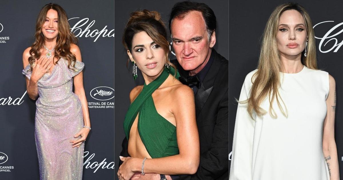 На гала-вечер Chopard Джоли стала крестной матерью, Бруни ослепила бриллиантами