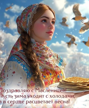 Лучшие открытки, картинки и поздравления с днем Масленицы в 2026 году в России!