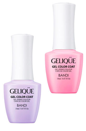 Гель-лак с полупрозрачной текстурой Wedding Collection, Bandi (оттенки «Цветущая лаванда» и «Охапка роз»)