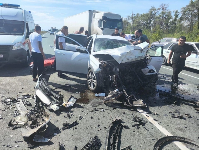 После столкновения двух «Вест» погибла 46-летняя женщина | Источник: ГИБДД по Саратову