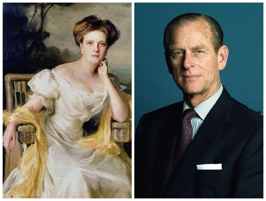 Портрет Алисы Баттенбергской; принц Филипп в Букингемском дворце, 1985 | marieclaire.ru