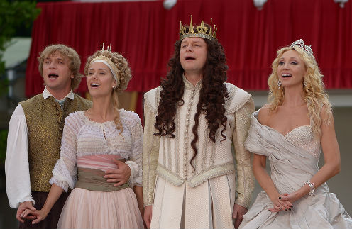 Финальную сцену мюзикла «Тайна четырех принцесс» снимали в июле 2013 года