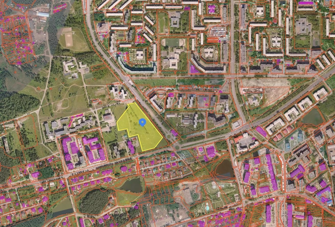 Участок занял более 3,5 гектара | Источник: Яндекс Спутник / map.ru