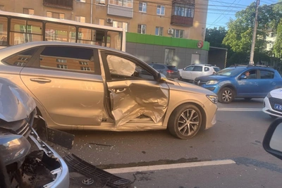 Две аварии в Рязани: на Гагарина и Грибоедова