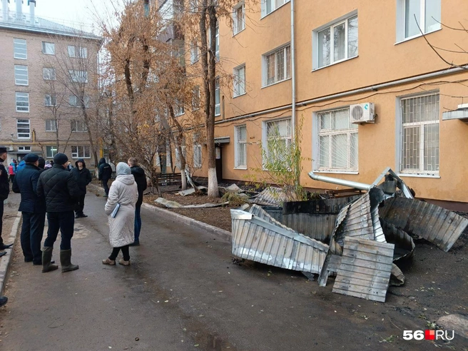 Возгорание началось поздно вечером 12 ноября | Источник: Владислав Митрошин / 56.RU