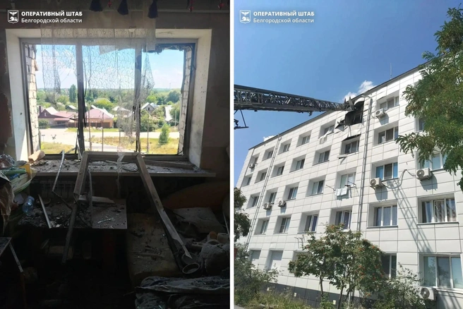 Последствия атаки в Шебекино Белгородской области | Источник: Оперштаб Белгородской области / Max.ru
