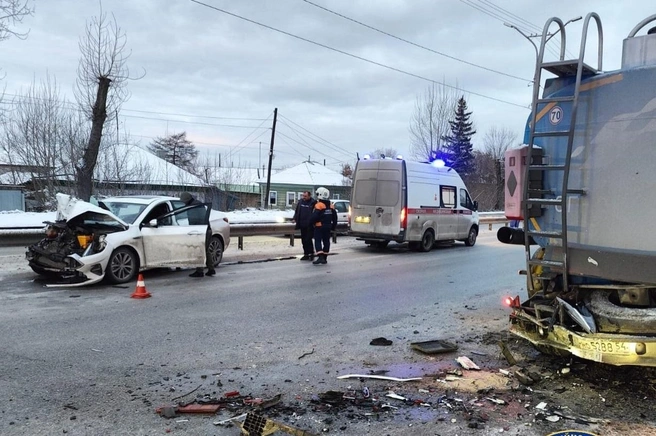 Авария произошла в Первомайском районе  | Источник: МКУ Служба аварийно-спасательных работ / Vk.com