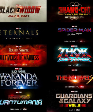 Все грядущие фильмы Marvel и их даты премьеры в России одной картинкой и абзацем