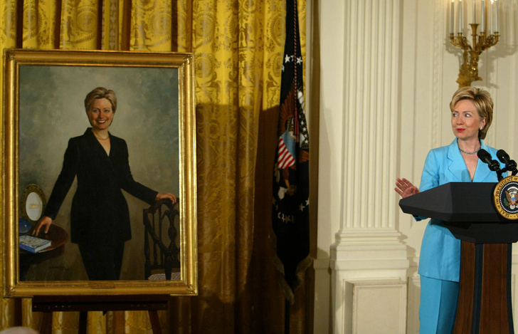 Портреты первых леди США в интерьерах Белого дома