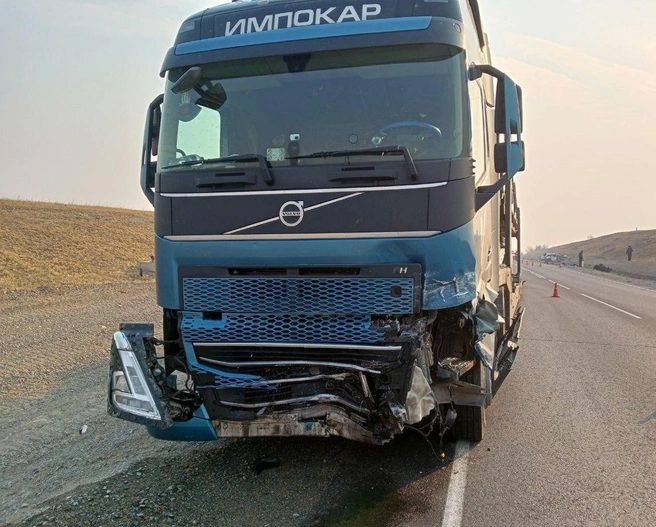«Вольво» пострадал значительно меньше | Источник: телеграм-канал Госавтоинспекции Забайкалья