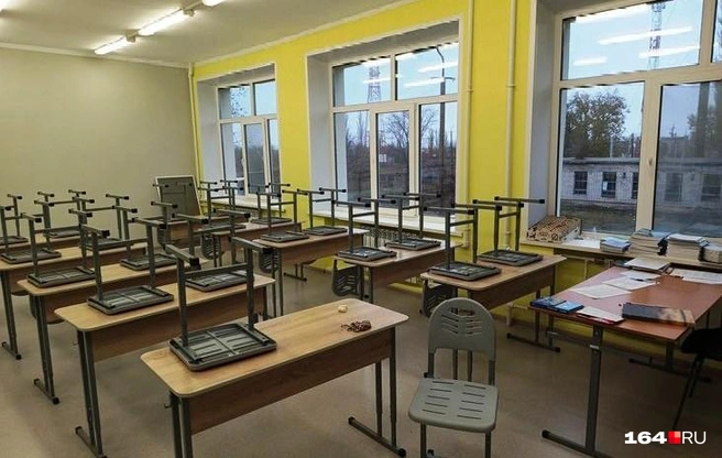 Отремонтированная школа в поселке Ровное | Источник: Антон Васильченко / 164.RU