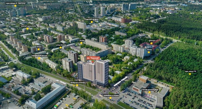 Всё необходимое есть в пешей доступности от дома | Источник: ГК «Виктория»
