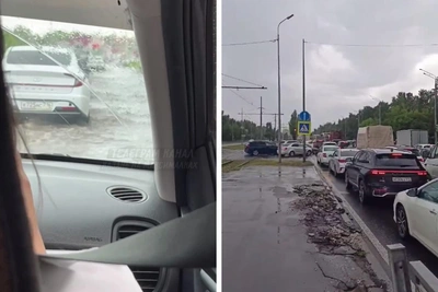 Казань второй день подряд стоит в 10-балльных пробках