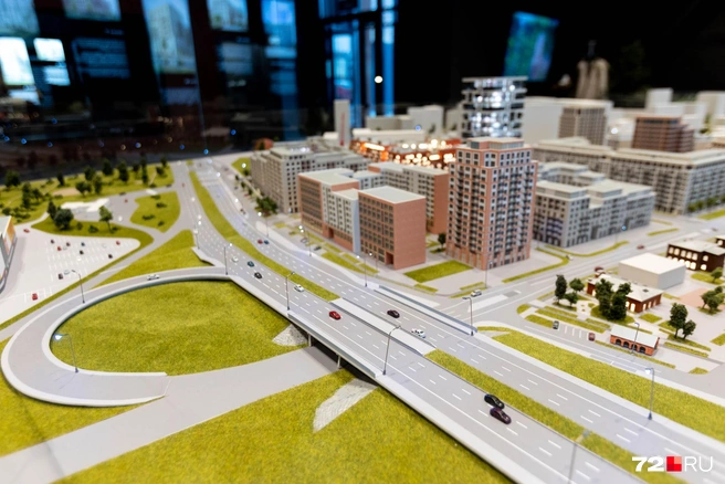 Новая развязка облегчит заезд в район | Источник: Ирина Шарова / 72.RU