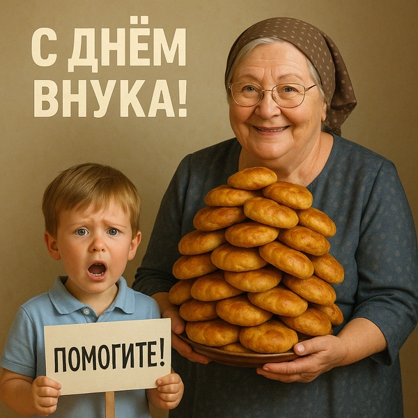 день внука, открытки бабушек и дедушек и внуков, день внучат, открытка с днем внука, взрослого внука с днем, день внуков пожелания, с днем внуков открытки поздравления, день внуков открытки бесплатно, день внуков открытки скачать | Источник: theDay/DALL-E