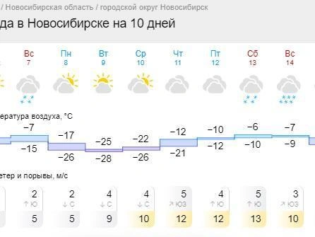 Самым холодным днем станет вторник, 9 декабря. | Источник: Gismeteo.ru