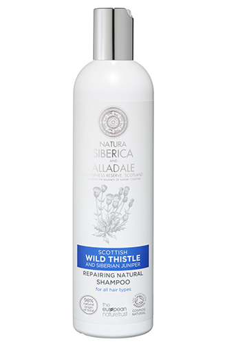 Восстанавливающий шампунь Wild Thistle, Natura Siberica