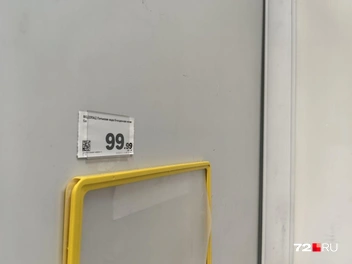 Стоимость воды в «Магните» — 99 рублей | Источник: Павел Красоткин / 72.RU
