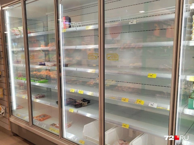 В одном из магазинов сети «Пятерочка» | Источник: читатель 72.RU