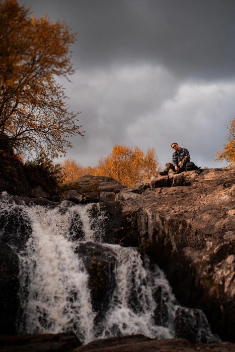 Водопад на Лавне | Источник: Маргарита Свистунова