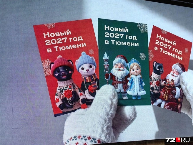 Ну и какой же Новый год без открыток, верно? | Источник: Павел Красоткин / 72.RU