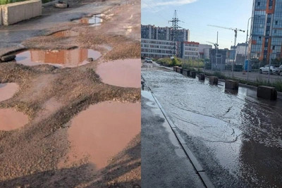 Жители Мичурино жалуются на плохие выезды из кварталов
