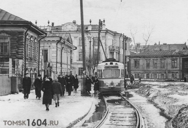 Площадь Батенькова. 1950-е&nbsp;— 1960-е годы | Источник: «Град над Томью | История Томска»