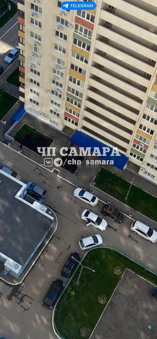 Высота этого дома больше 20 этажей | Источник: «ЧП Самара» / T.me