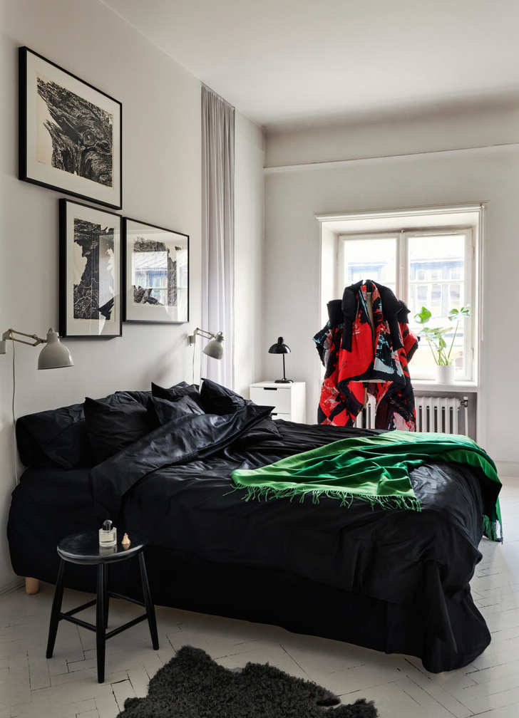 Монохромная квартира для дизайнера в Стокгольме (фото 12)
