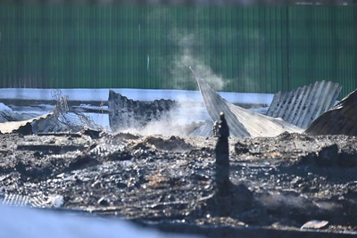 Пожар в зоопарке Садгород: уничтожены пристройки и дом